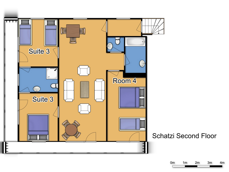 Chalet Schatzi (Family) La Rosiere Floor Plan 5